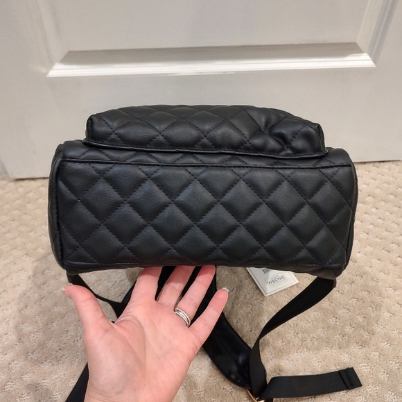 Sandy Lisa St. Tropez Quilted Backpack for Laptop 15.6\